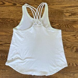 ivivva by lululemon Girls Athletic Tank Top Cute Straps White Size 12